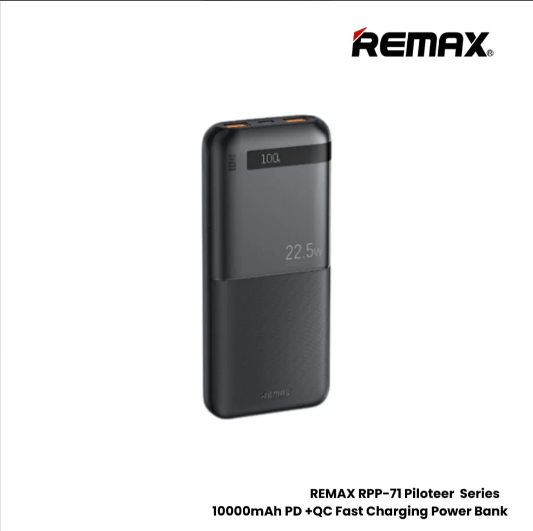 Remax - RPP-71 Piloteer Series 20W+22.5W PD+QC Power Bank ( 10000mah )